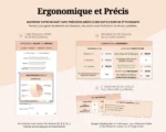 Aperçu des outils d'épargne et des graphiques du Budget Mensuel Classique
