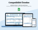 Aperçu de la compatibilité étendue du Budget (Ordinateur, tablette, smartphone)